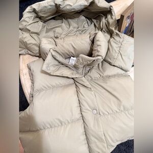 lululemon athletica Light Beige Quilted Puffer Jacket